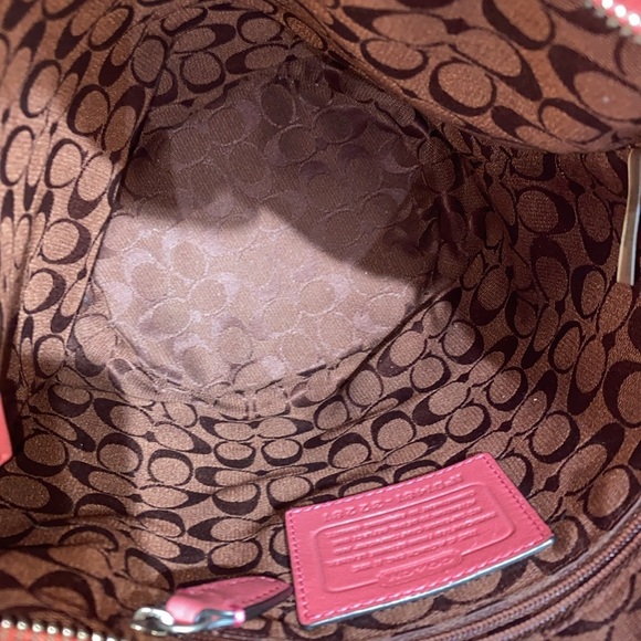 COACH Bleecker Sport Mini Duffle Crossbody Shoulder Bag Loganberry 32281 - Picture 5 of 11